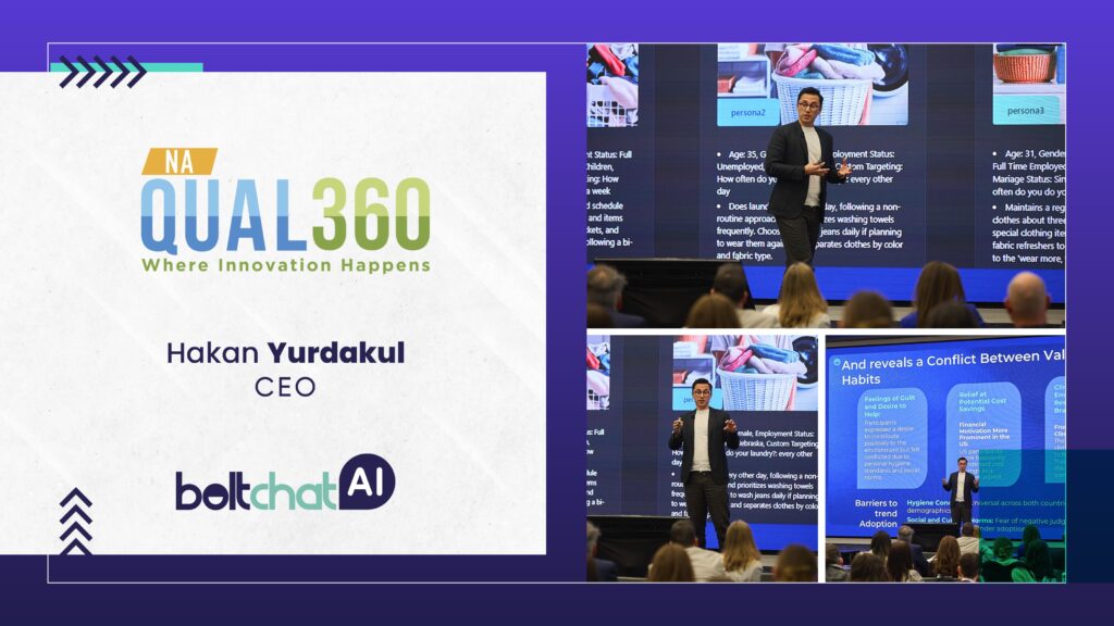 Hakan From BoltChatAI At Qual360 NA